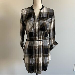 Dynamite Flannel Work Dress